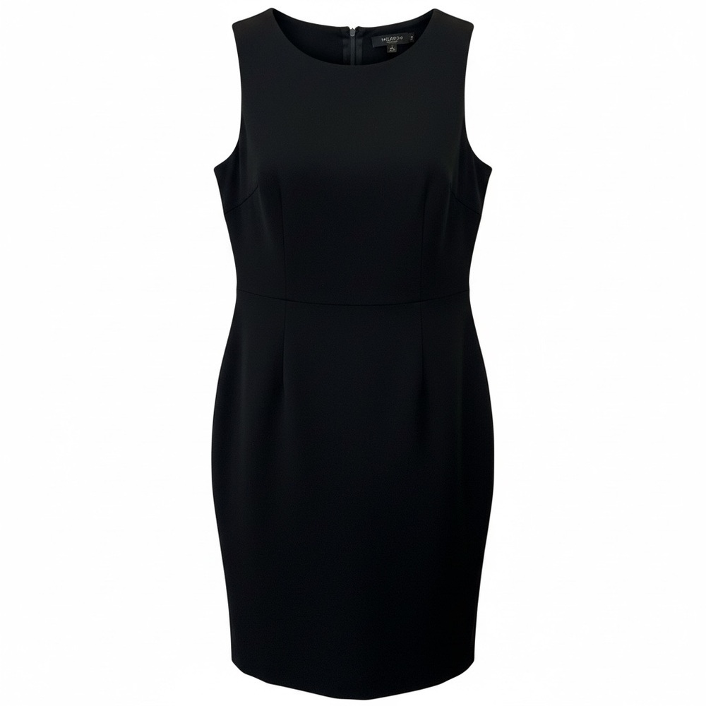 Talbots Little Black Sheath Dress | size 4p